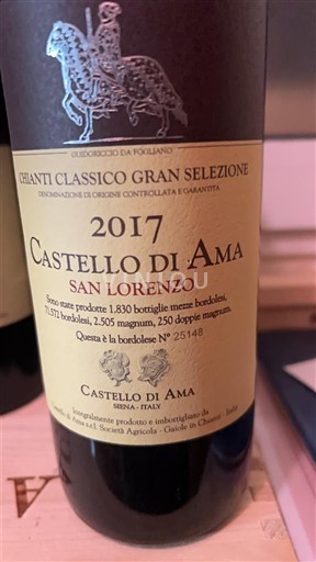 Toscana Non specificato Castello di Ama San Lorenzo 2017