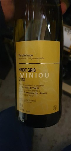 Alsácia Claude Strauss 2018