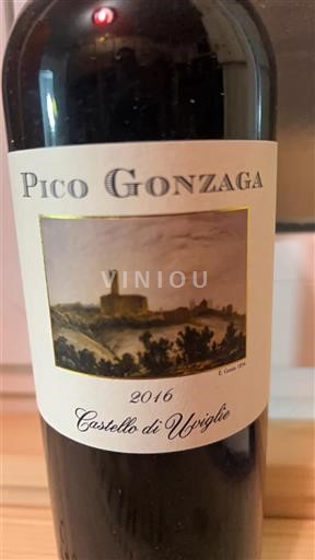Piedmont Wines Barbera del Monferrato Castello di Uviglie Pico Gonzaga 2016