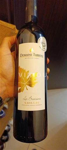 Tây Nam Gaillac Domaine Barreau Les Brassiers 2020