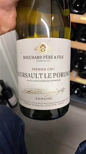 Bourgogne Meursault Premier Cru Bouchard Père & Fils Meursault Le Porusot 2019