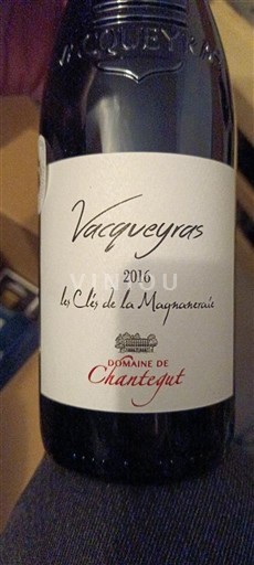 Valle del Rodano Vacqueyras Domaine Chantegut Les Clés de la Magnanerie 2016