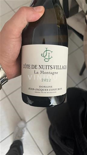 Borgogna Côte de Nuits Villages Domaine Jean-Jacques Confuron La Montagne 2022