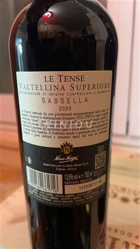 Lombardía No especificado Nino Negri Le Tense 2020