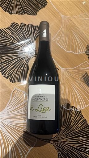 Provence Không được chỉ định Domaine Aspras À Lisa 2024