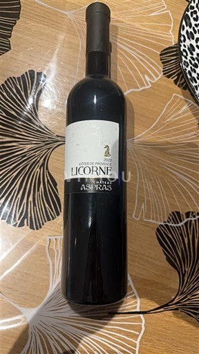 Provence Côtes-de-Provence Domaine Aspras Licorne 2022