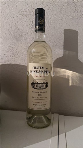 Provence Côtes-de-Provence Saint-Martin Grande Réserve 2024