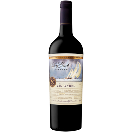 Vùng trồng nho được cấp phép California Bờ biển Sonoma Dry Creek Vineyard Heritage Vines Zinfandel 2021