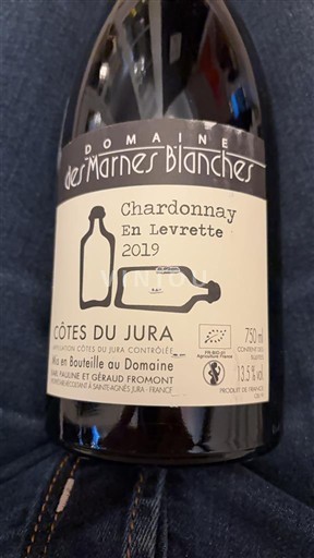 Jura Côtes-du-Jura Domaine S Marnes Blanches Chardonnay En Levrette 2019