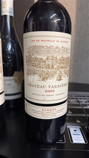 Provence Bandol Château Vannières 2002