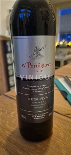 Castilien og León Cigales El Perdigüero Reserva 2019