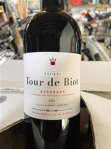Bordeaux Château Tour de Biot 2022