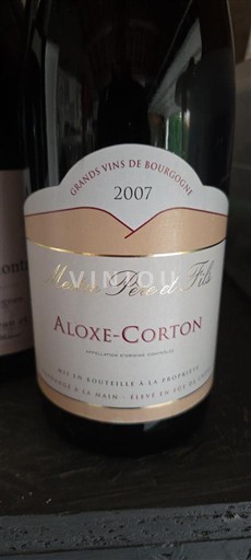 Vine Rouge sec Mestre Père et Fils 2007 Frankrig Bourgogne Aloxe-Corton AOC