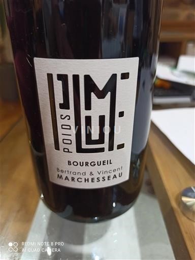 Valle del Loira Bourgueil Bertrand & Vincent Marchesseau Poids Plume 2023