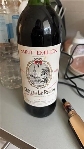 Bordéus Saint-Émilion Château Le Roudey 1996