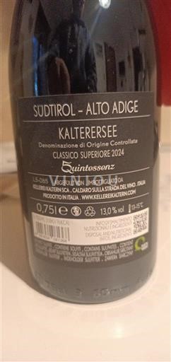 Trentino-Alto Adigio Alto Adigio Kellerei Kaltern Quintessenz 2024