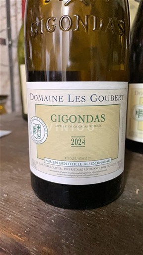 Thung lũng Rhône Gigondas Domaine Les Goubert Bio 960 bouteilles 2024