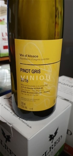 Alsace J.P. & Claude STRAUB 2018