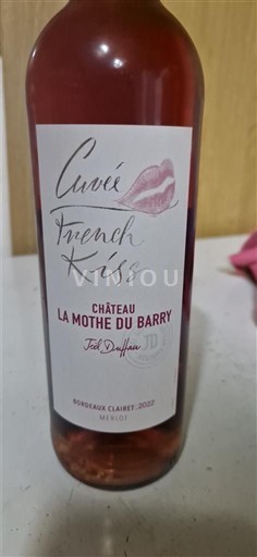 Bordeaux Bordeaux clairet Château La Mothe du Barry French Kiss 2022