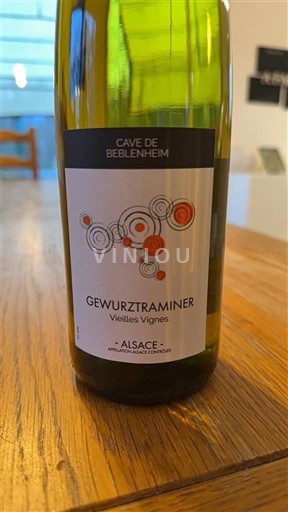 Alsace Gewurztraminer Cave de Beblenheim Vieilles Vignes 2022