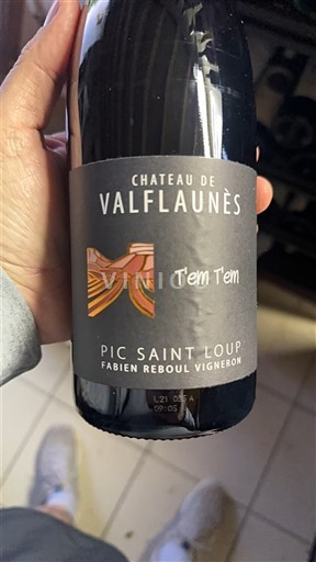 Langvedok Pic-saint-loup Château Valflaunès Tem Tem 2019