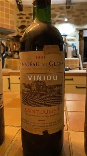 Bordeaux Saint-Julien Château Glana 1981