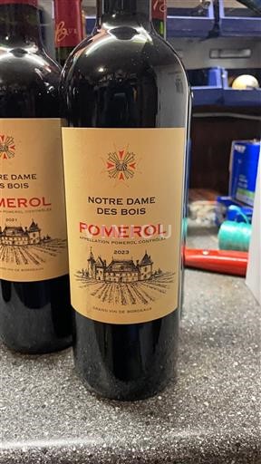 Bordeaux Pomerol Notre Dame des Bois 2023