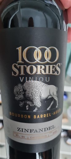 AVA de California No especificado 1000 Stories Bourbon Barrel-Aged Zinfandel Sin añada