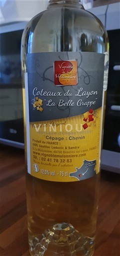 Loirevallei Coteaux du Layon Vignoble de la Bonnelière La Belle Grappe 2025
