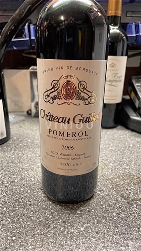 Bordeaux Pomerol Château Guillon 2006