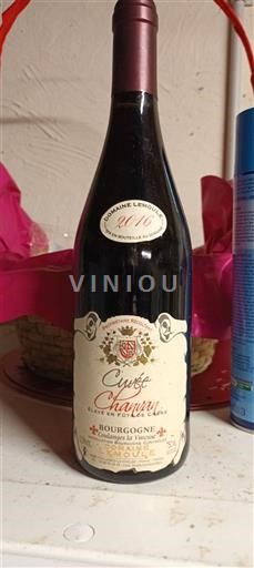 Burgund Domaine Lemoule Channy 2016