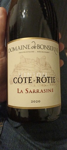 Rhône Valley Côte-Rôtie Domaine Bonserine La Sarrasine 2020
