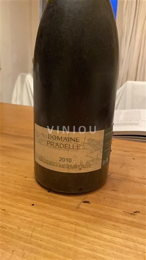 Vallée du Rhône Crozes-hermitage Domaine Pradelle 2010