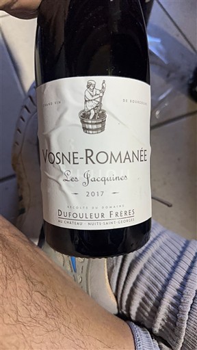 Bourgondië Vosne-Romanée Dufouleur Frères Les Jacquines 2017