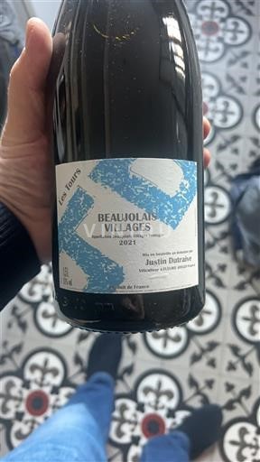 Beaujolais Beaujolais Villages Justin dutraive Les Tours 2021