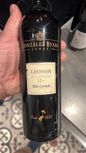 Andalucía Jerez González Byass Leonor Palo cortado 12 ans Sin añada