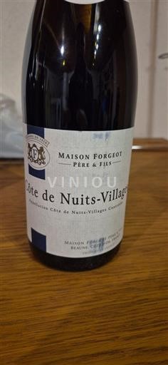 Borgogna Côte de Nuits Villages Maison Forgeot Père & Fils 2014