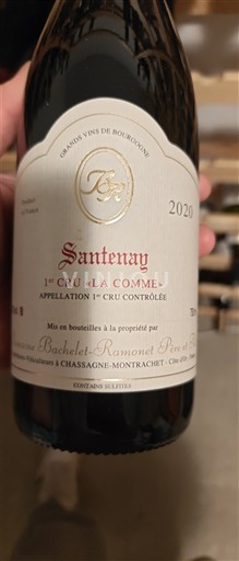 Burgundy Unspecified Premier Cru Domaine Bachelet-Ramonet Père et Fils 1er Cru La Comme 2020