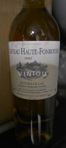 Tây Nam Monbazillac Château Haute-Fonrousse 2011