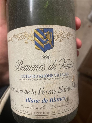 Thung lũng Rhône Beaumes de Venise Domaine La Ferme Saint-Martin Blanc de Blancs 1996
