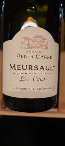 Burgundy Meursault Domaine Nis Carré Les Tillets Non-Vintage