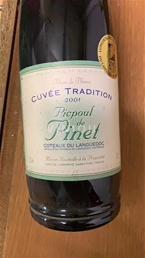 Langvedok Picpoul-de-Pinet Cave de l'Ormarine Tradition 2001
