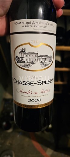 Bordeaux Moulis-en-Médoc Château Chasse Spleen 2008