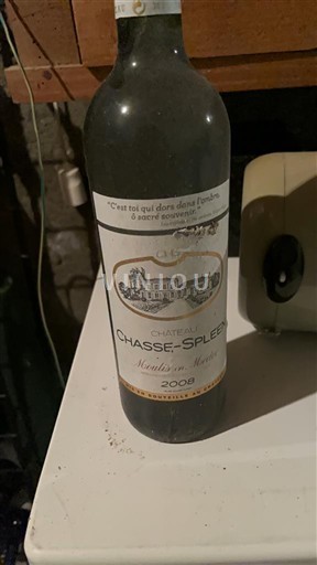 Bordeaux Moulis-en-Médoc Château Chasse Spleen 2008