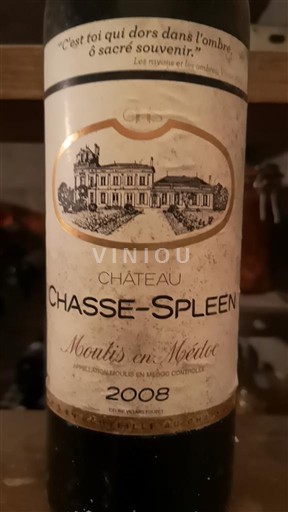 Bordeaux Moulis-en-Médoc Château Chasse Spleen 2008
