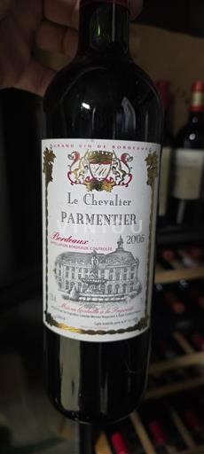 Bordeaux Le Chevalier Parmentier 2005