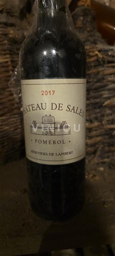 Bordeaux Pomerol Château Sales 2017