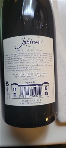 Beaujolais Juliénas Collin-Bourisset Nemilésimat