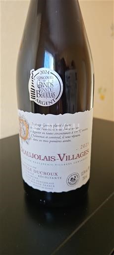 Beaujolais Beaujolais Villages Ducroux 2023