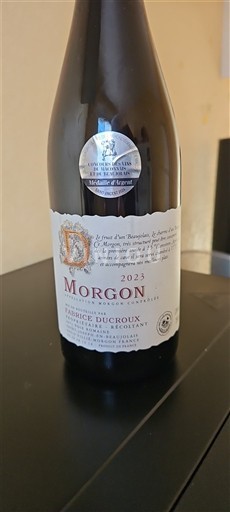 Beaujolais Morgon Fabrice Ducroux 2023